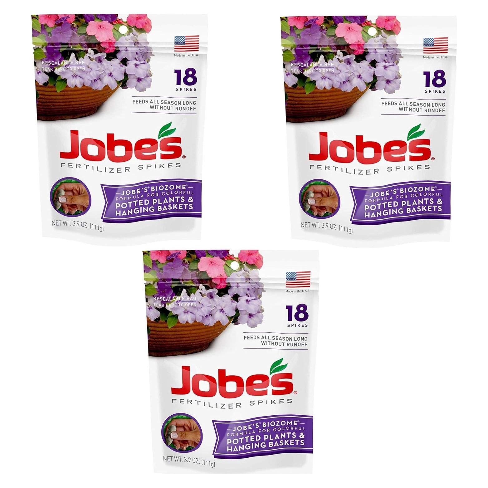 Picos de Fertilizante Jobe para Plantas en Macetas - 54 Picos