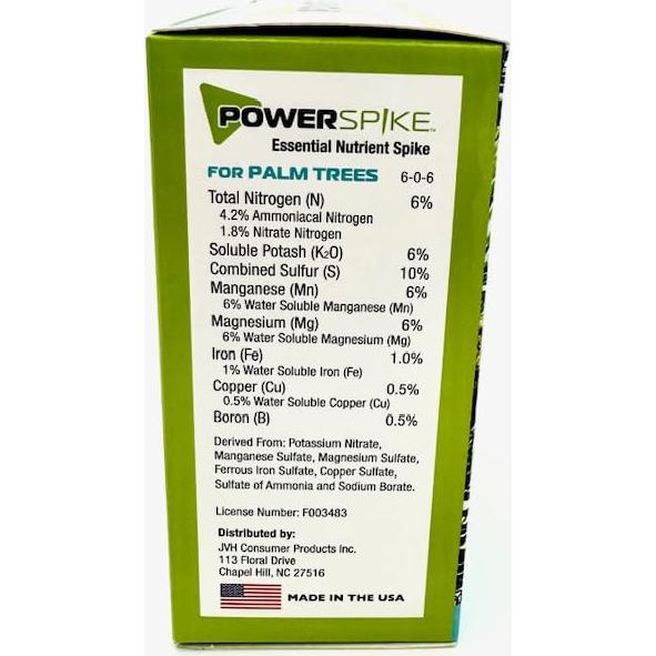 Espiga de Fertilizante para Palmeras JVH 10 Unidades 1.45kg