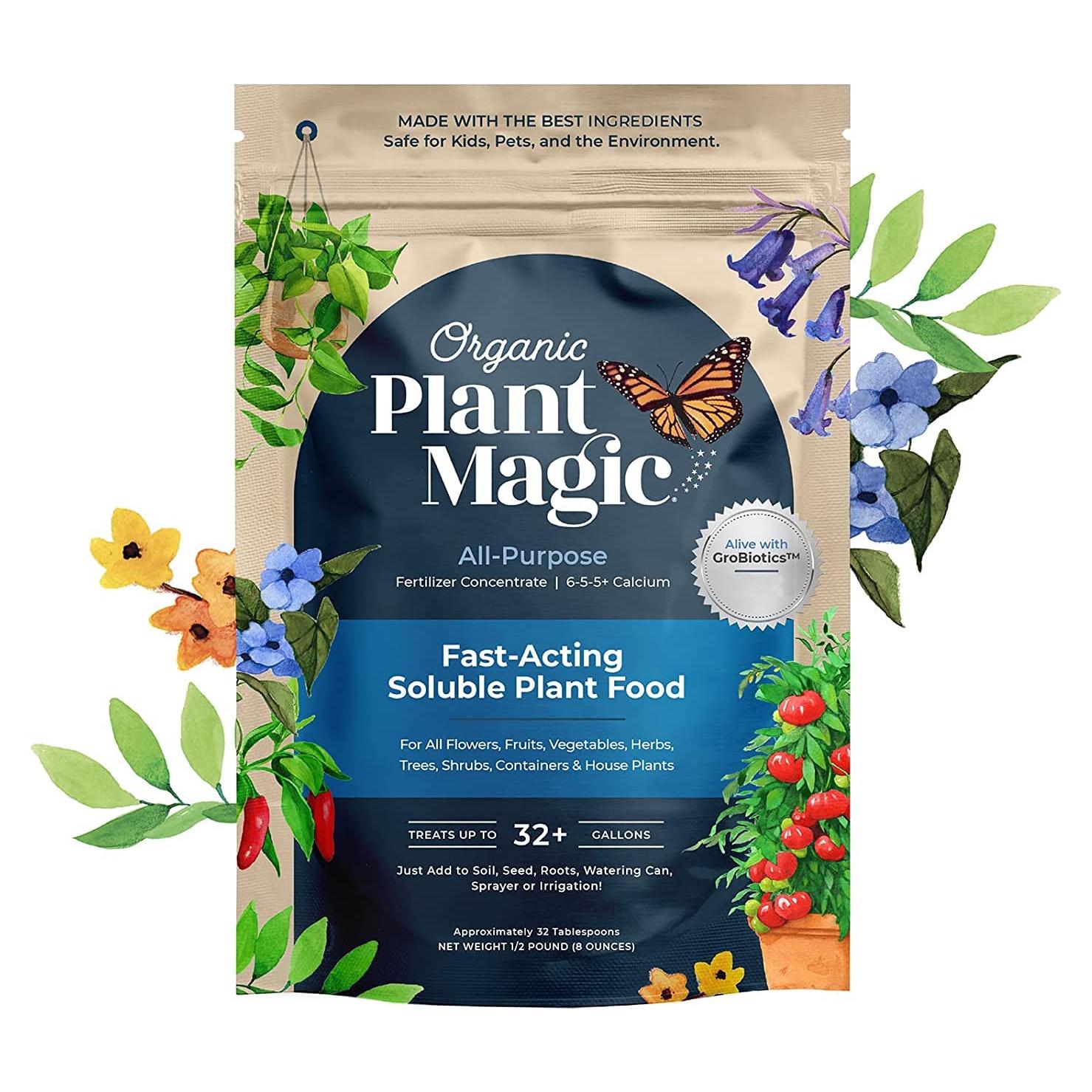 Fertilizante Orgánico Rápido Soluble Magia de Plantas 0.23 kg