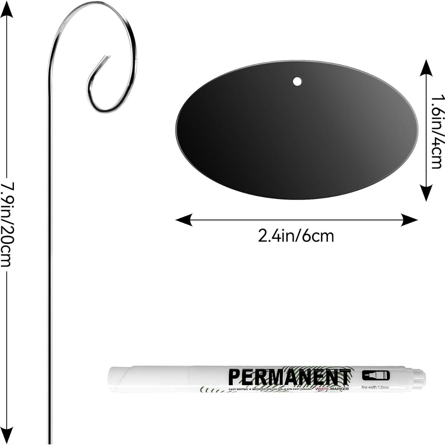 Etiquetas para Plantas Vcekract 25 Pcs con Bolígrafo Resistente