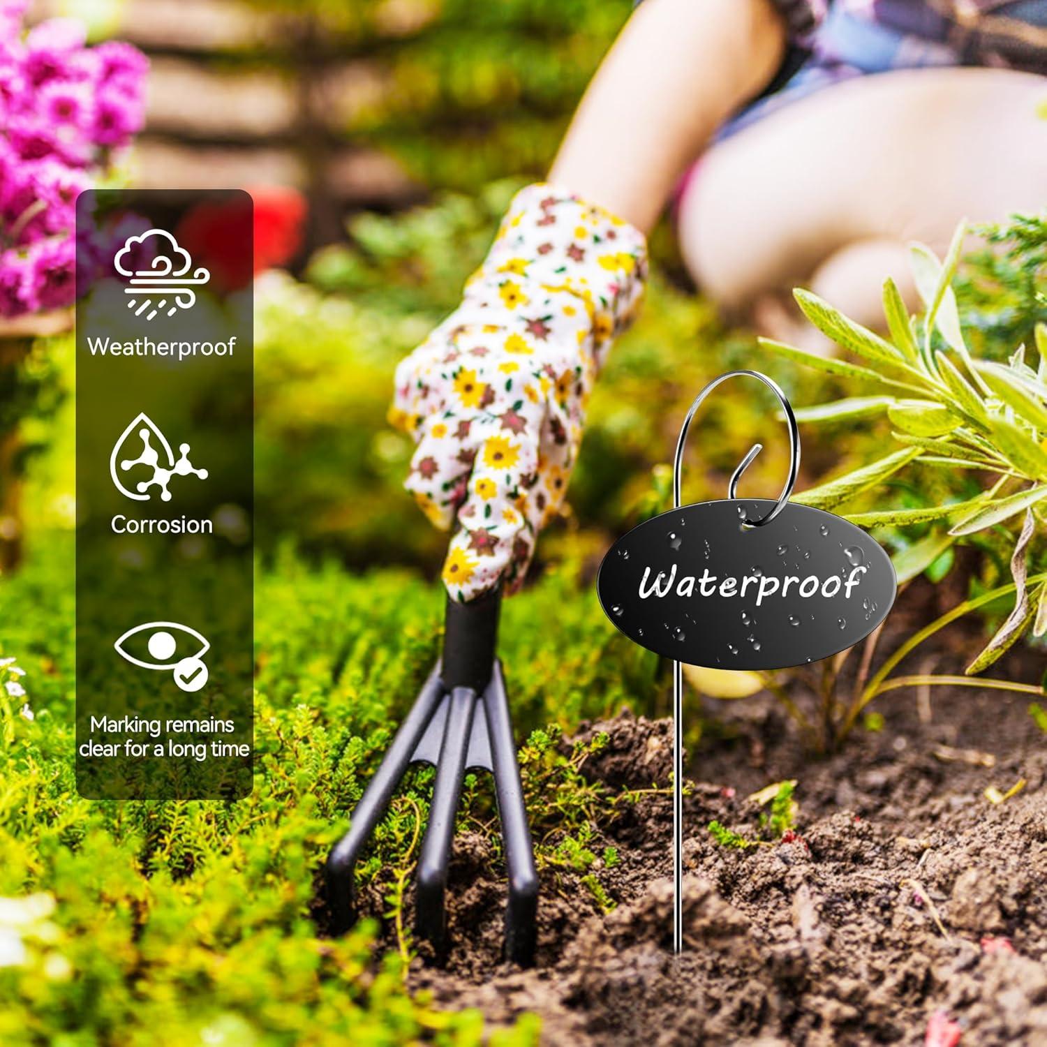 Etiquetas para Plantas Vcekract 25 Pcs con Bolígrafo Resistente