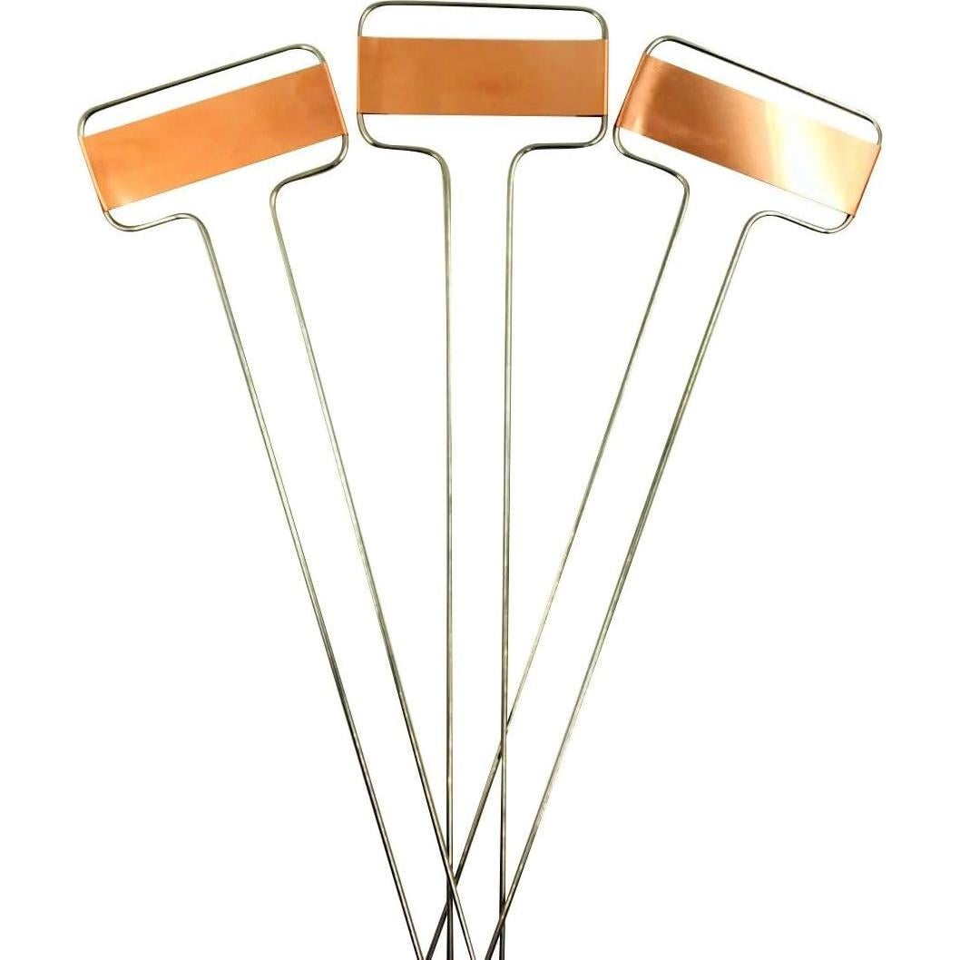 Paquete de 30 Etiquetas de Jardín Ugold de Cobre 25.4x6.6 cm