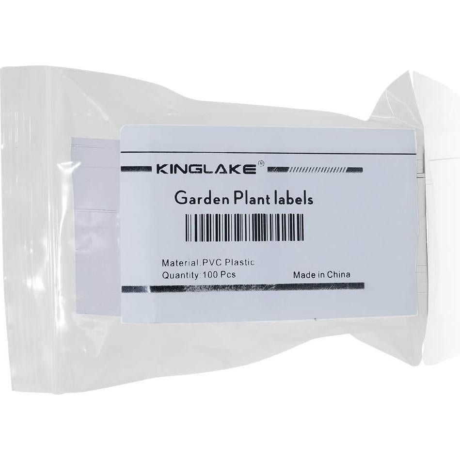 Etiquetas de Planta KINGLAKE 10 cm 100 Pcs Plástico Jardín