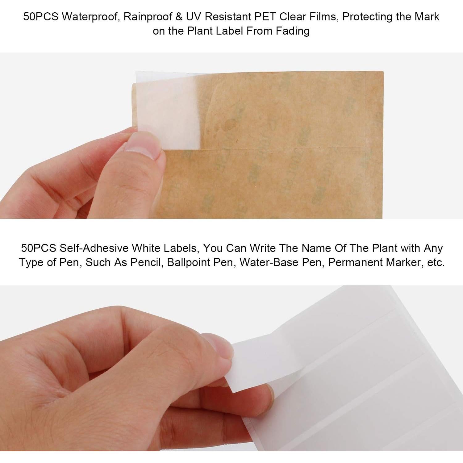 25 Etiquetas de Cobre para Plantas Wanapure 10" Resistentes