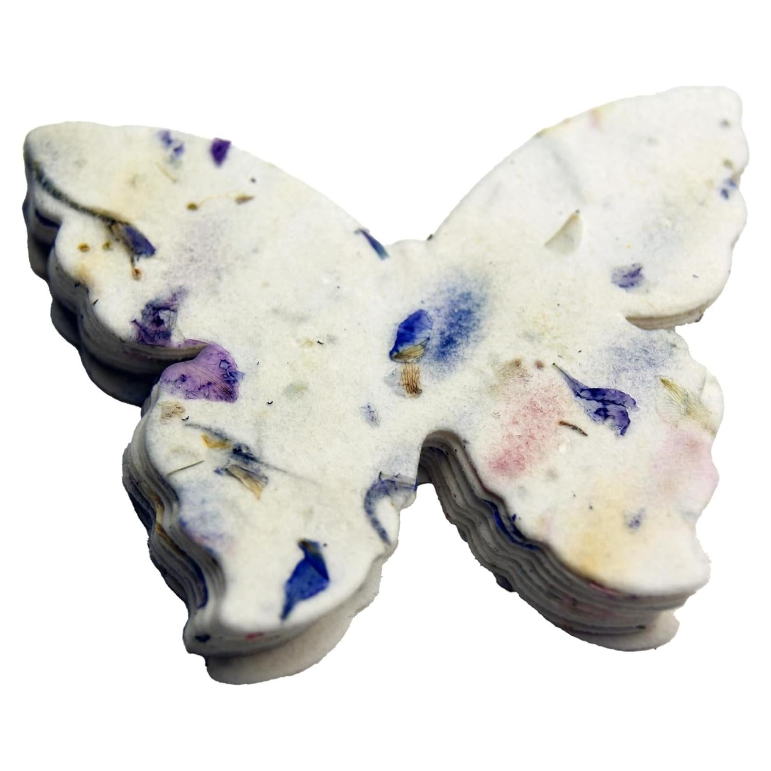 Papel de Semillas de Flores Silvestres Mariposa Of The Earth - Set de 24