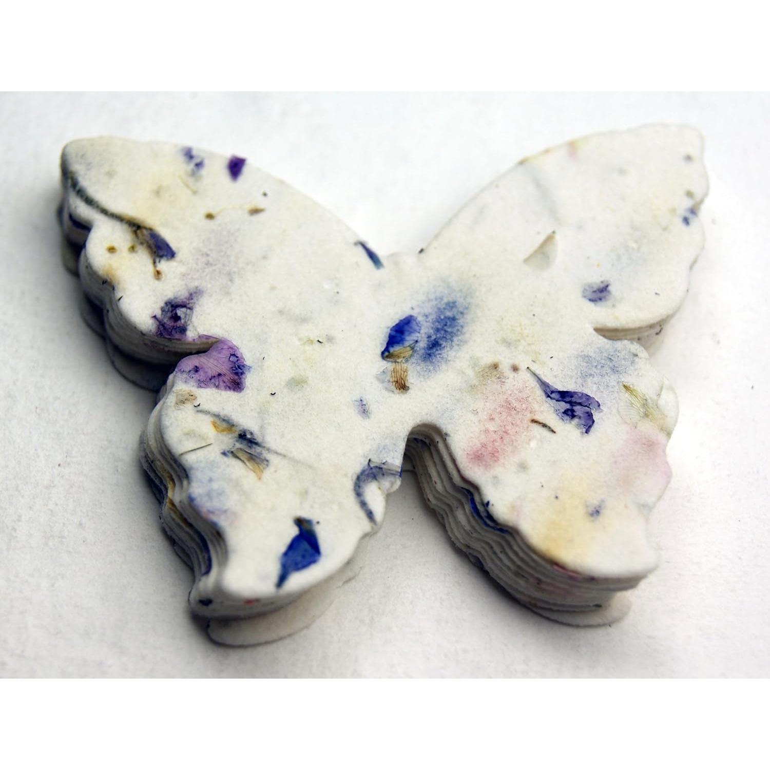 Papel de Semillas de Flores Silvestres Mariposa Of The Earth - Set de 24