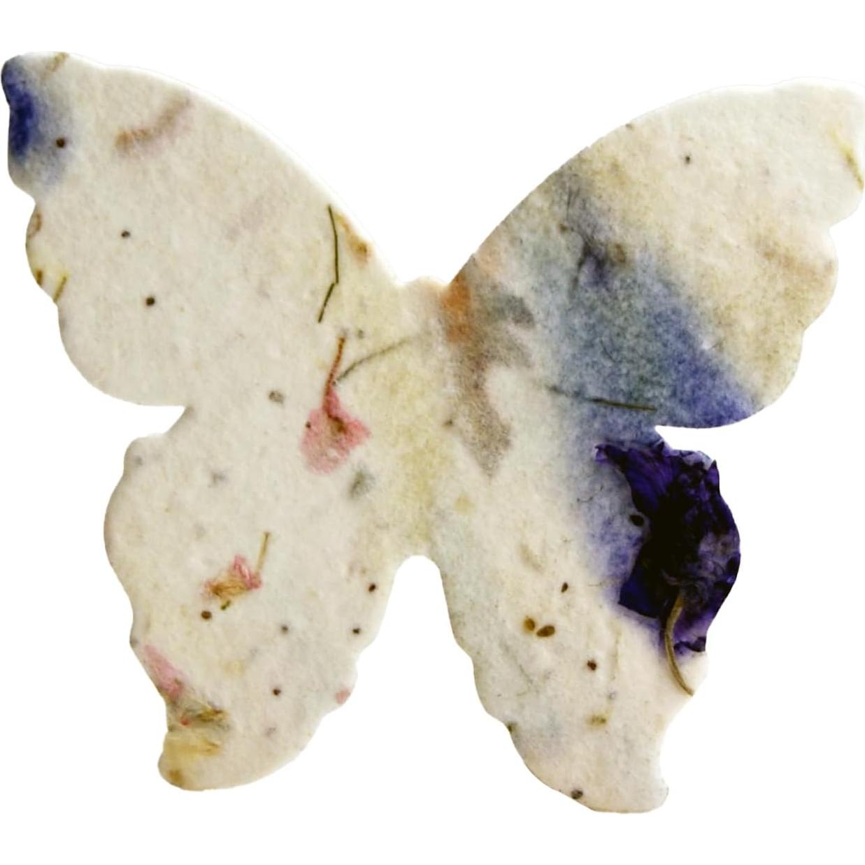 Papel de Semillas de Flores Silvestres Mariposa Of The Earth - Set de 24