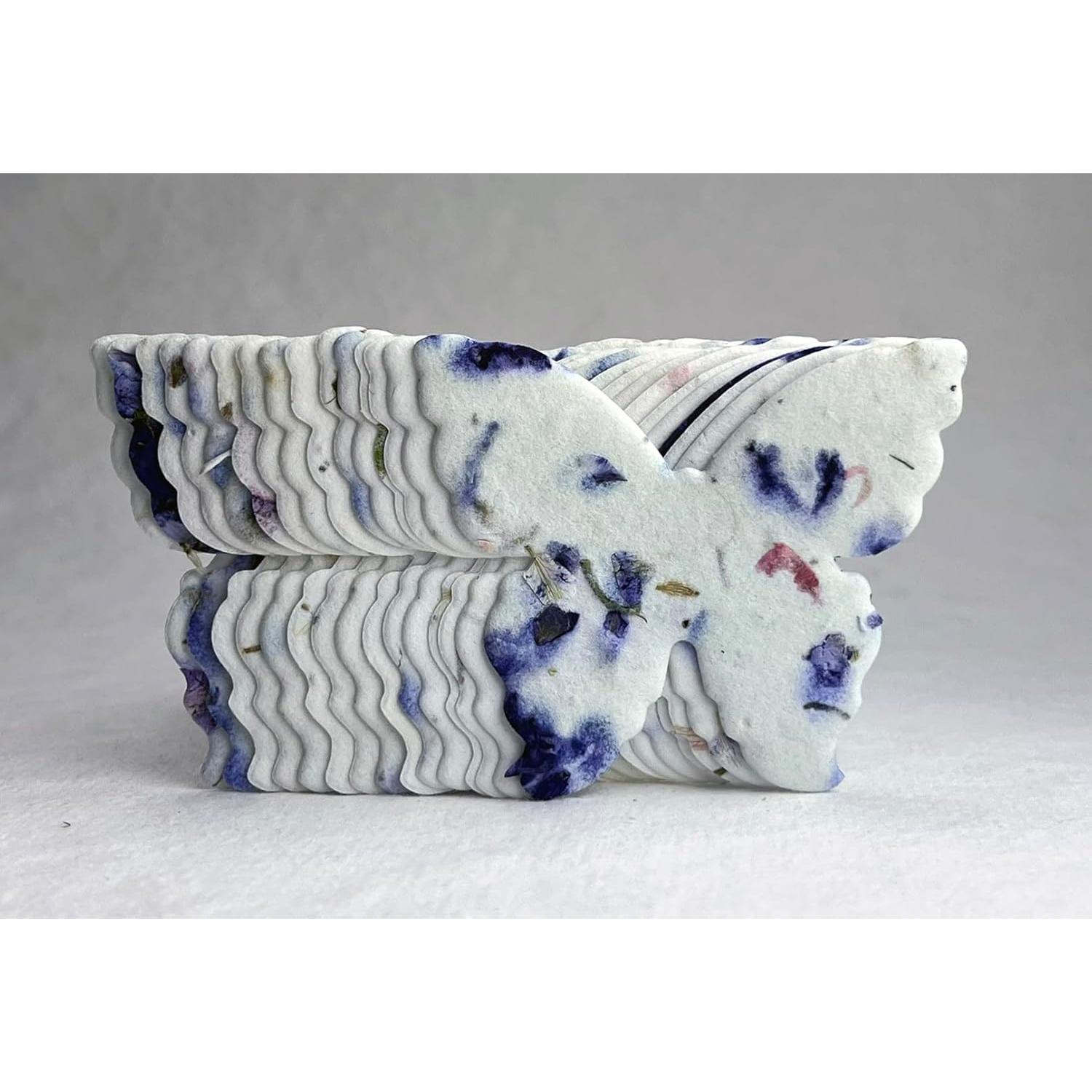 Papel de Semillas de Flores Silvestres Mariposa Of The Earth - Set de 24