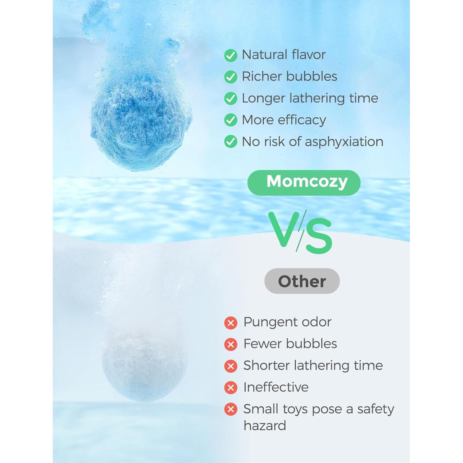 Bombas de Baño de Aceite Esencial Momcozy 14 Pcs Animales