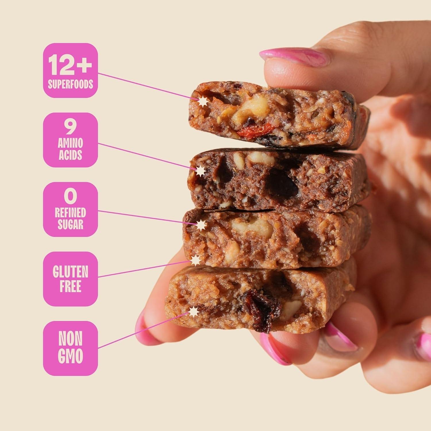 Paquete Variado de Barras Bomb Co. Snacks Saludables 459g