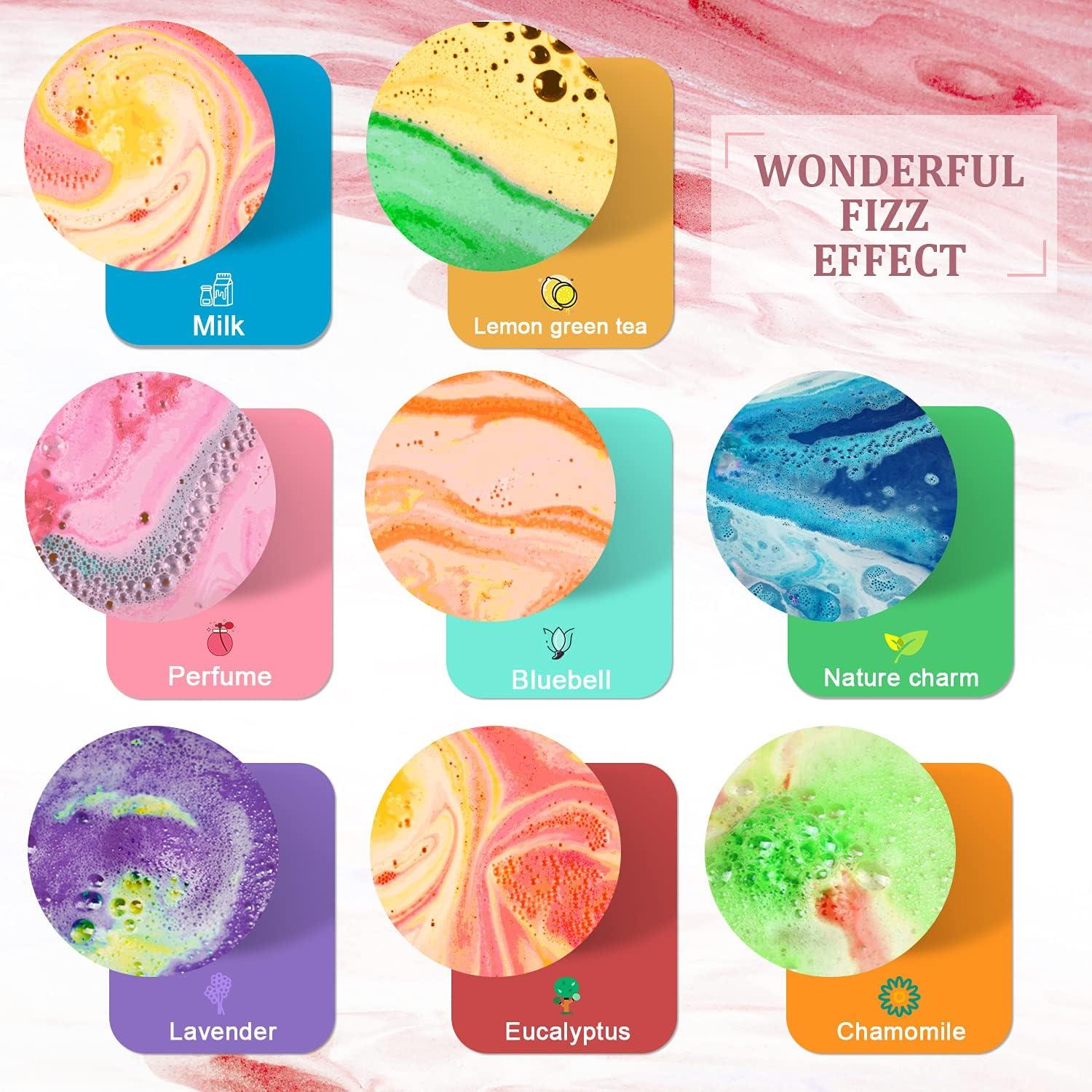 Juego de 40 Bombas de Baño Orgánicas BYGGVIR - Regalo Ideal