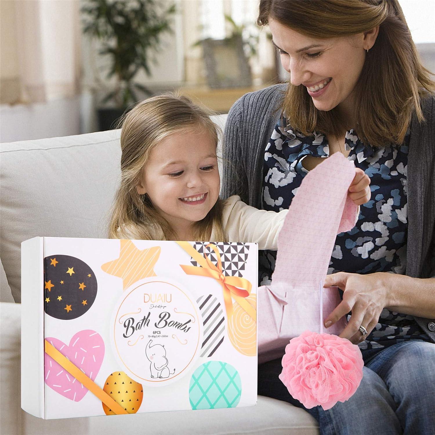 Set de 6 Bombas de Baño Orgánicas DUAIU para Niños y Mujeres