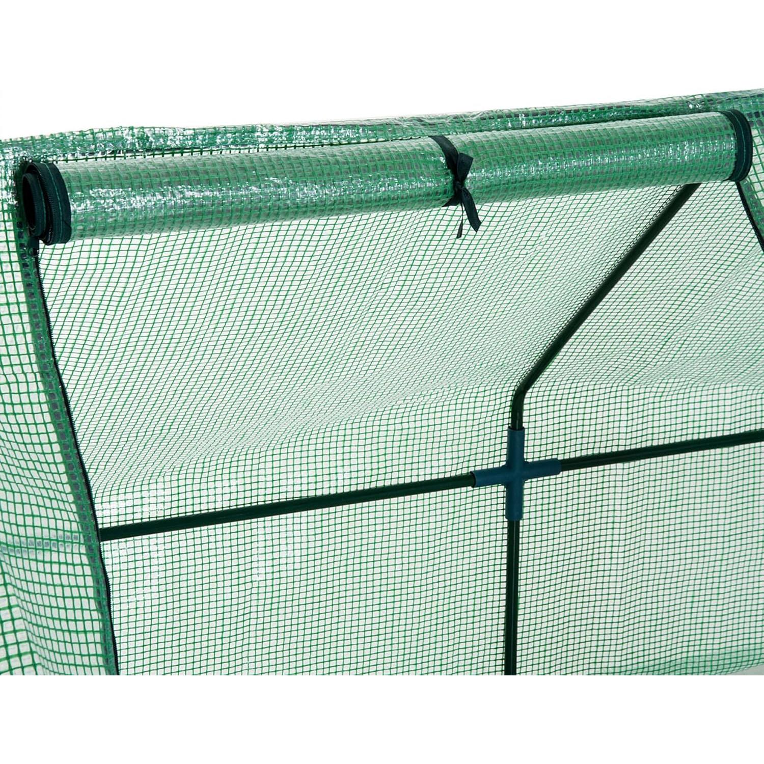 Mini Invernadero Portátil Outsunny 2.74m x 0.91m con Puertas