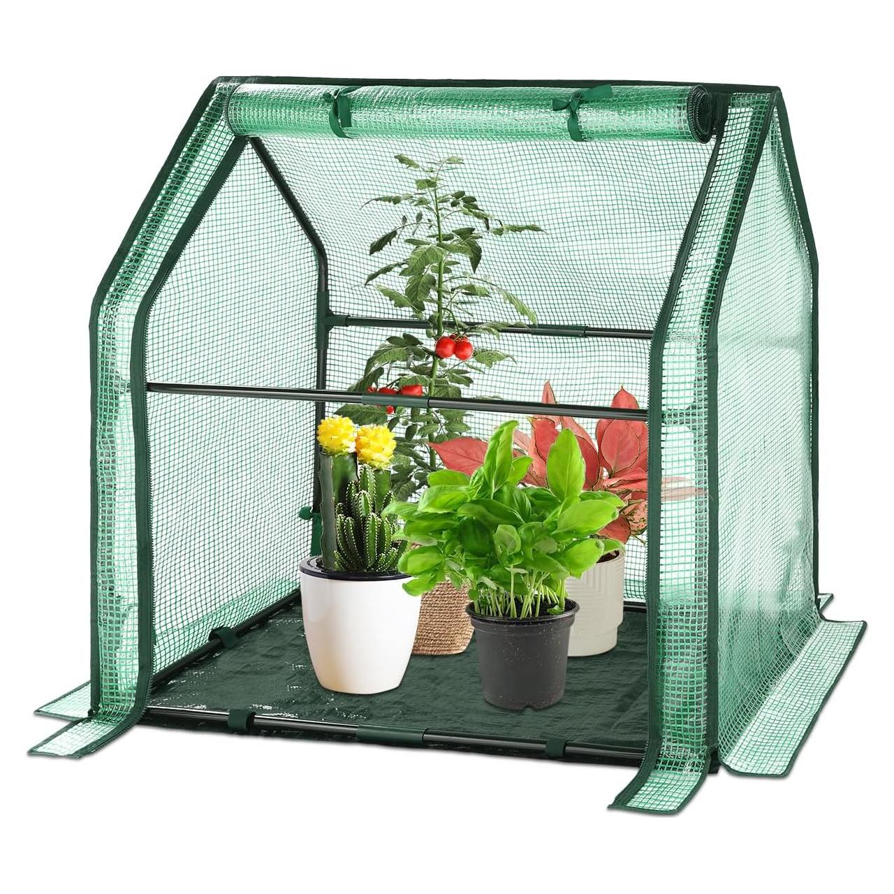 Invernadero Mini Portátil U'Artlines 91x46x84 cm con Alfombra