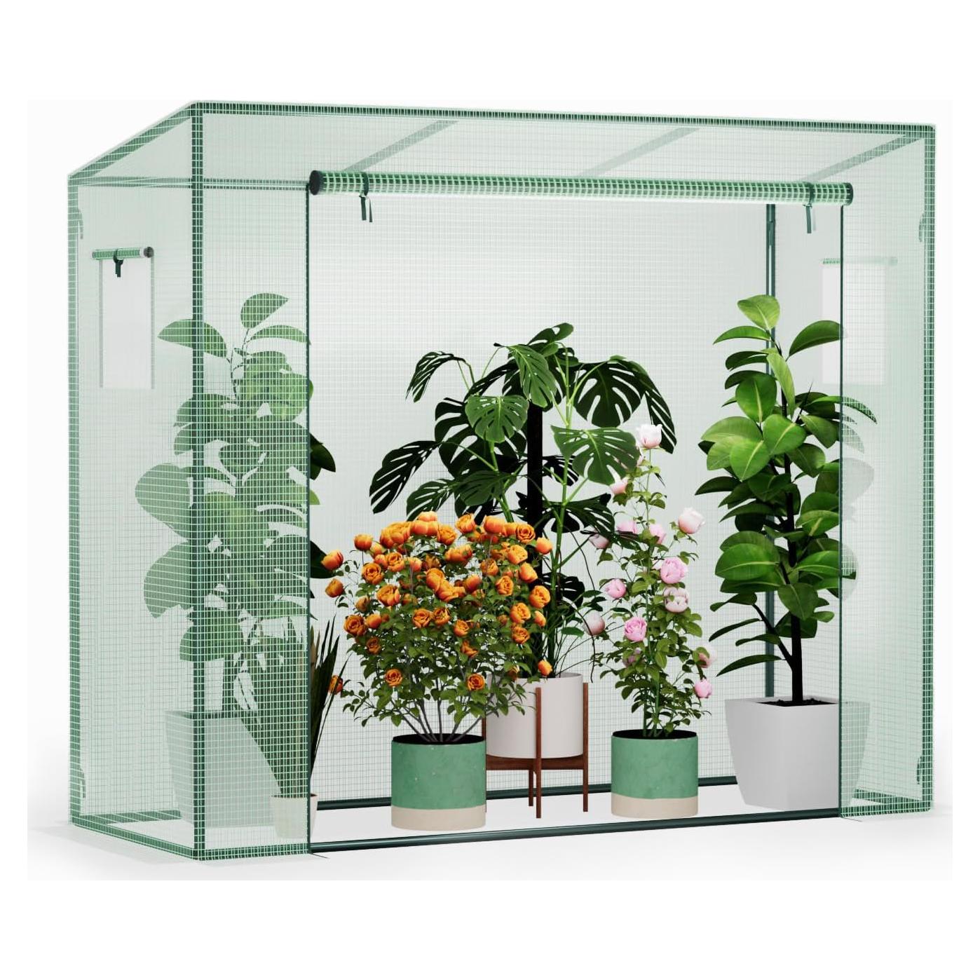 Invernadero Pequeño Phonjoroo 198x76x170 cm con Ventanas