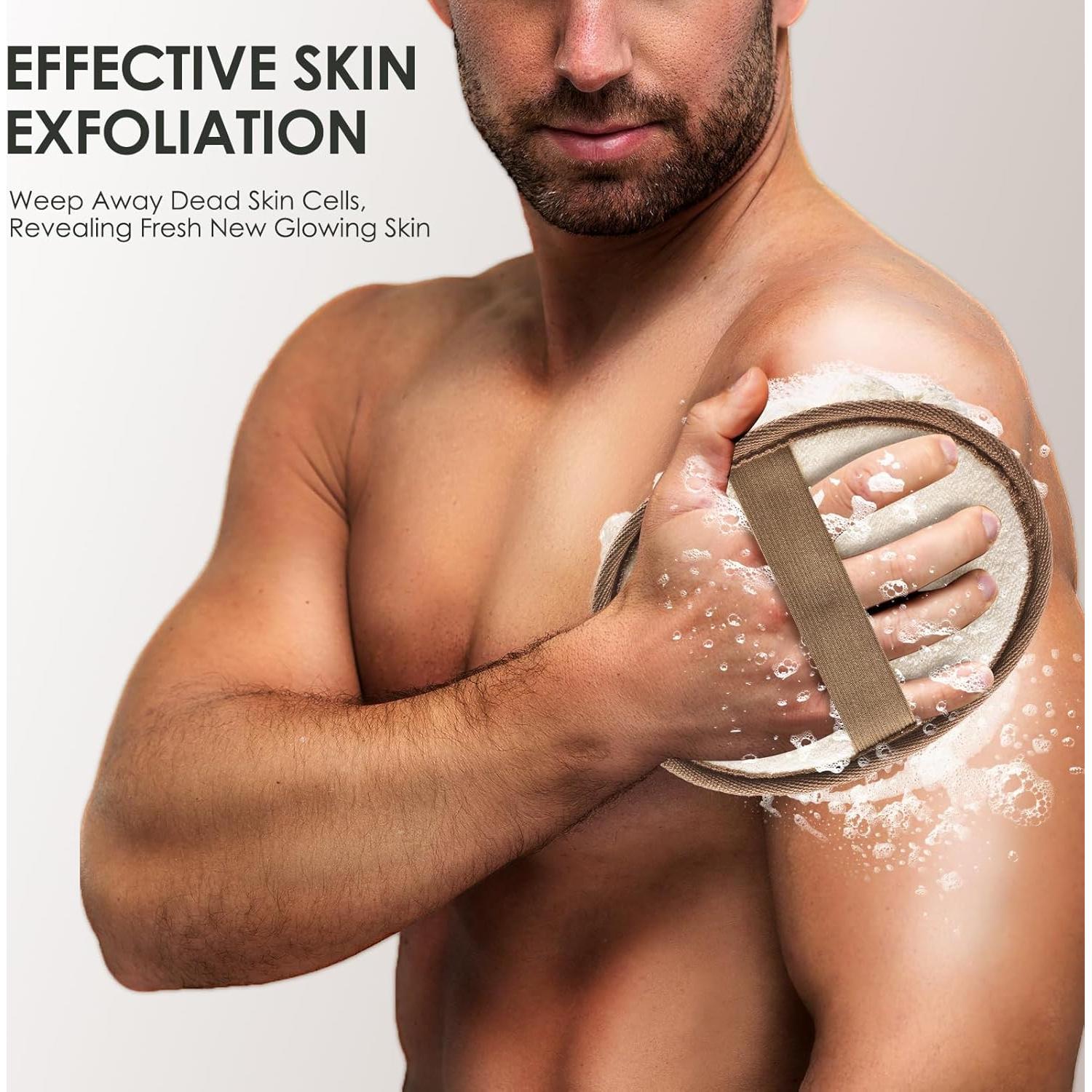 Esponja Exfoliante de Lufa Natural RIYNIBIY - 2 Piezas