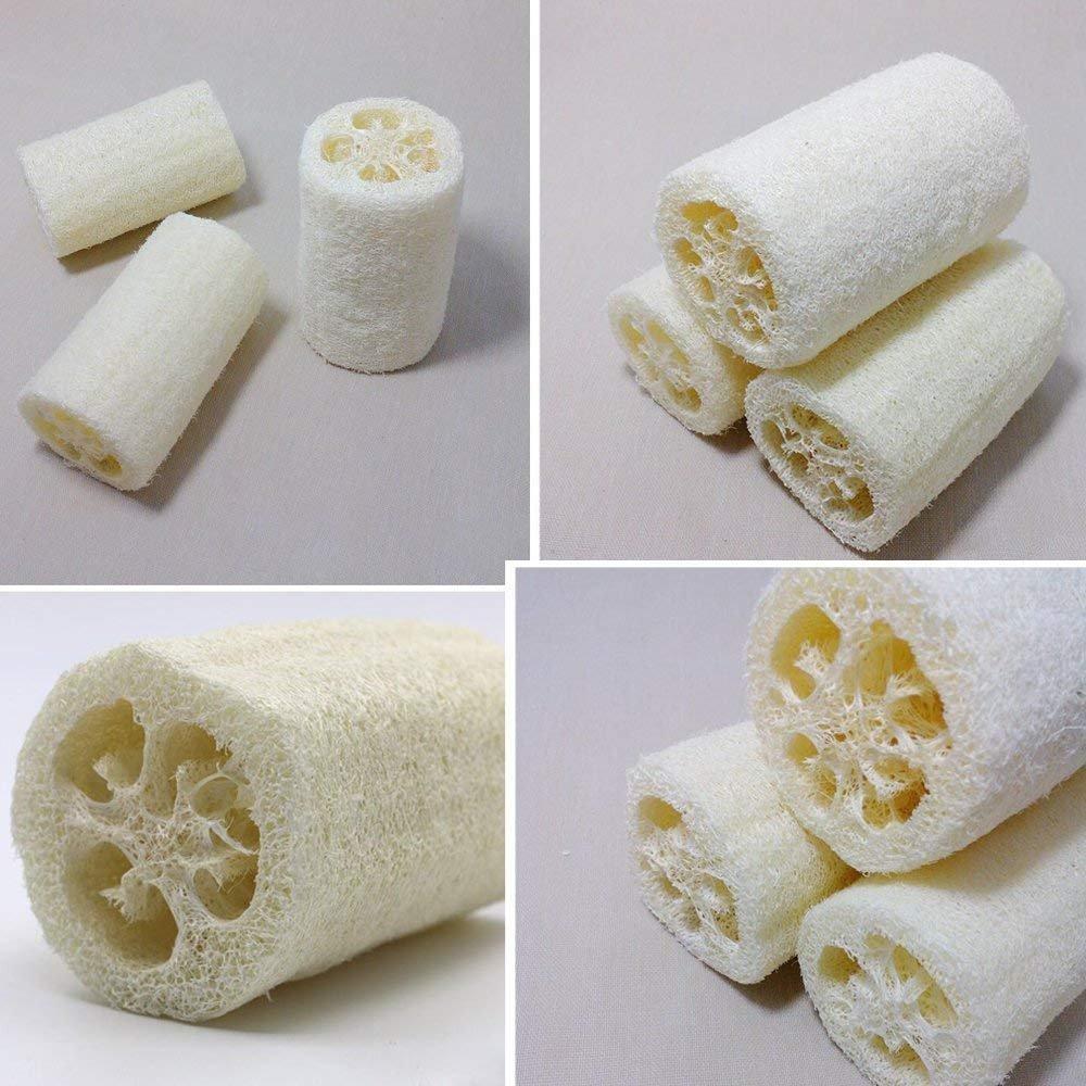 Esponjas Exfoliantes de Luffa Orgánica MAYMII - Paquete de 6