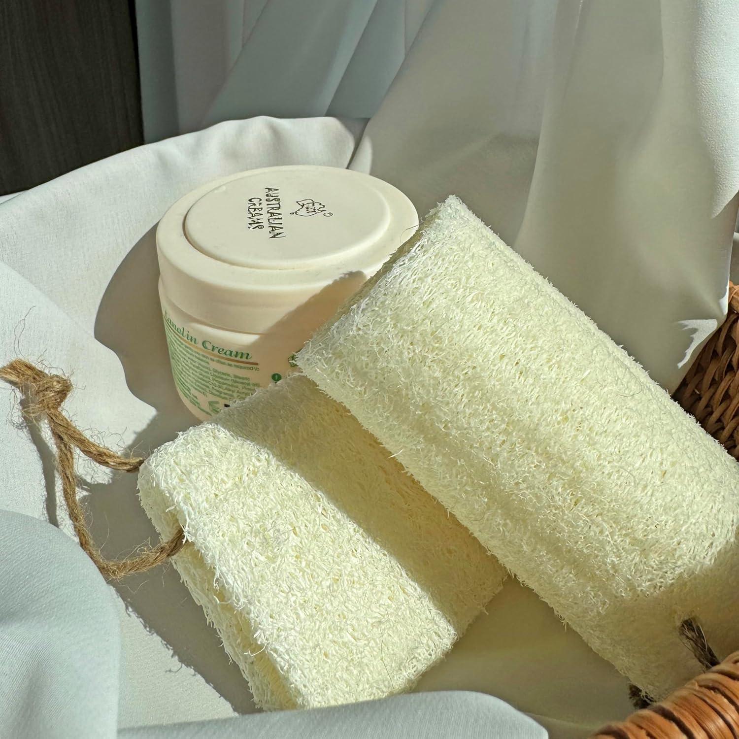 Esponja de Baño Exfoliante Luffa Natural Tang Karrey - 12 Piezas