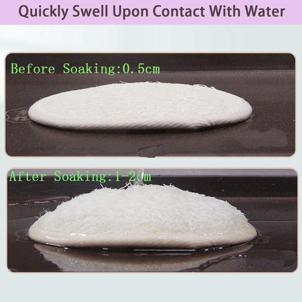Esponja Exfoliante Natural de Lufa SHENGZHENFUSHI - 3 Piezas