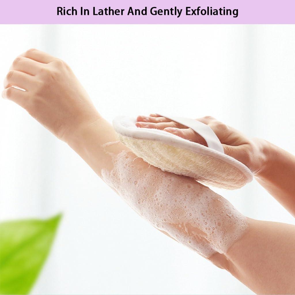 Esponja Exfoliante Natural de Lufa SHENGZHENFUSHI - 3 Piezas