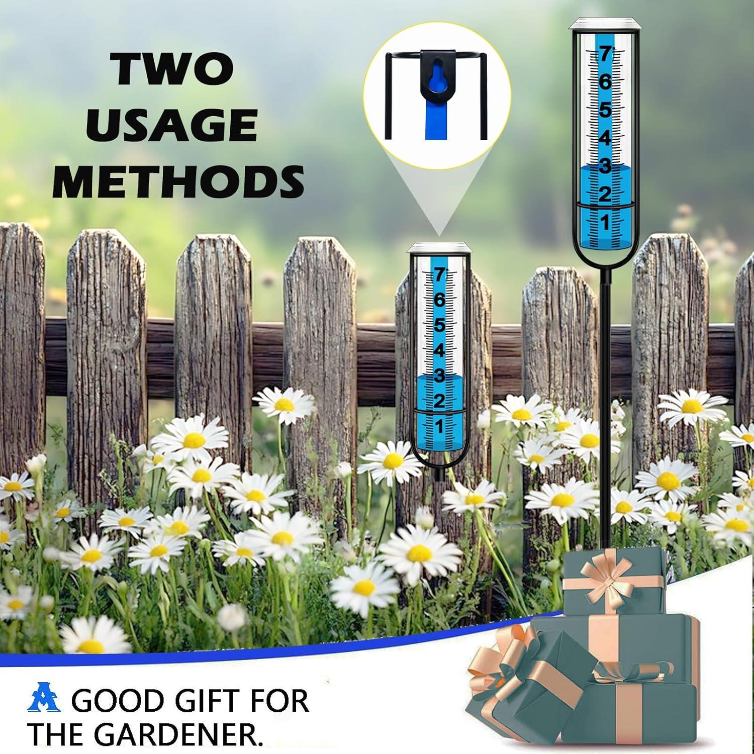 Pluviómetro Exterior JMBay Ajustable 73.66 cm Metal y Plástico