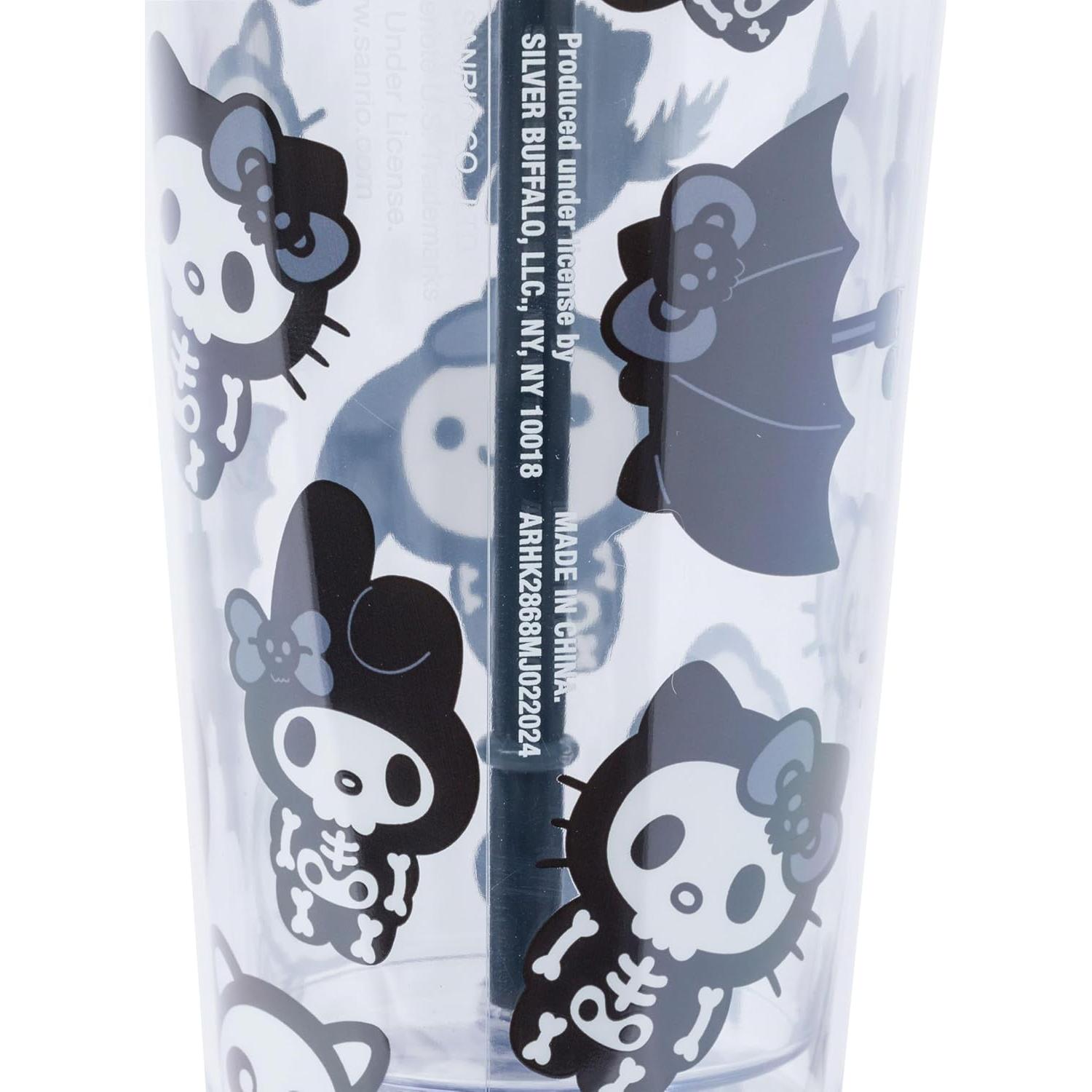Taza Fría Hello Kitty Halloween 710 ml con Popote y Tapa