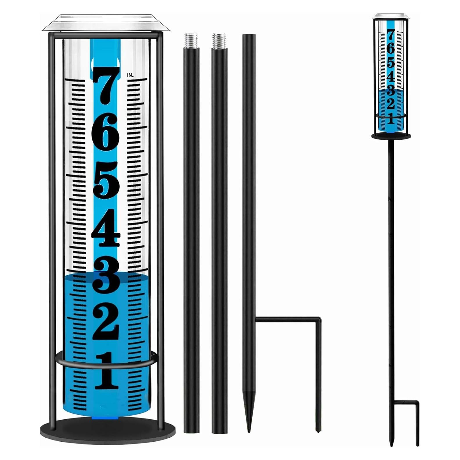 Pluviómetro Exterior JMBay Ajustable 94 cm Plástico Transparente