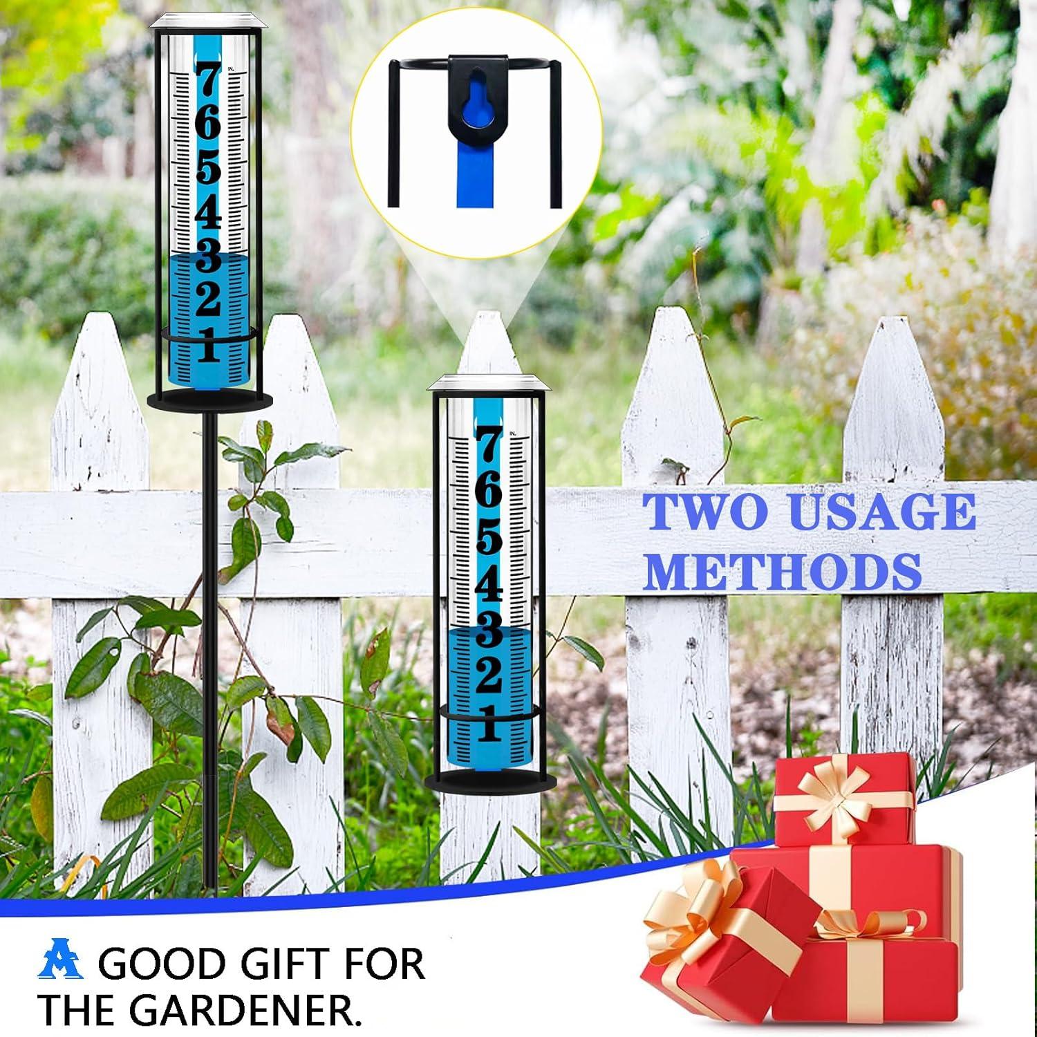 Pluviómetro Exterior Biuwing Ajustable 73.66 cm a Prueba de Congelación