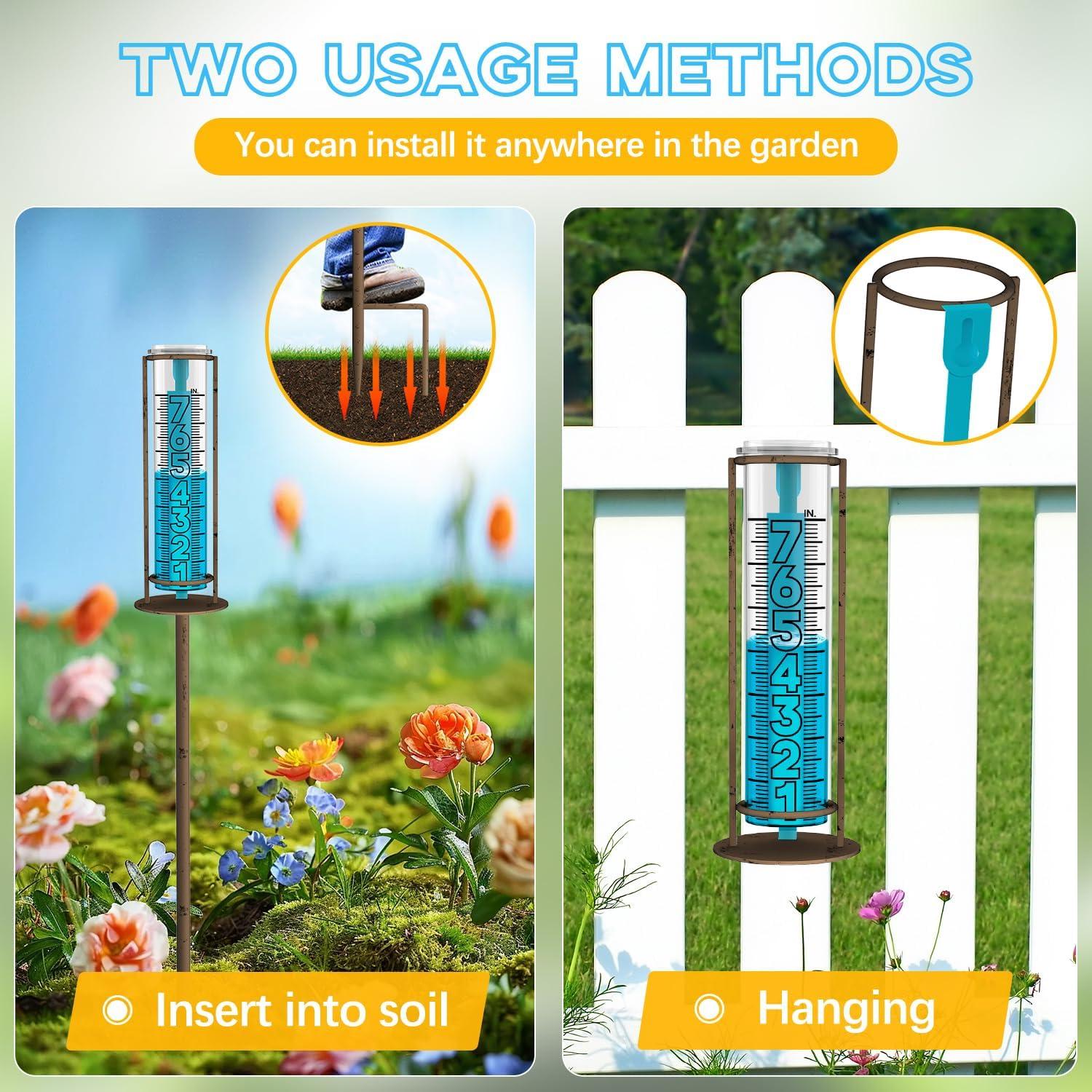 Pluviómetro Suggant Ajustable 86.36 cm con Números Grandes