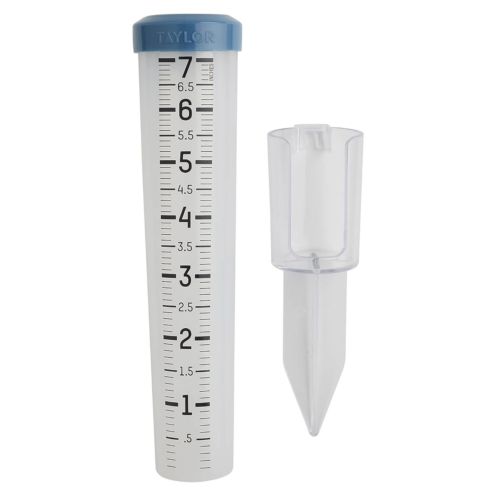 Medidor de Lluvia Taylor 7 Pulgadas Silicona Verde Azulado