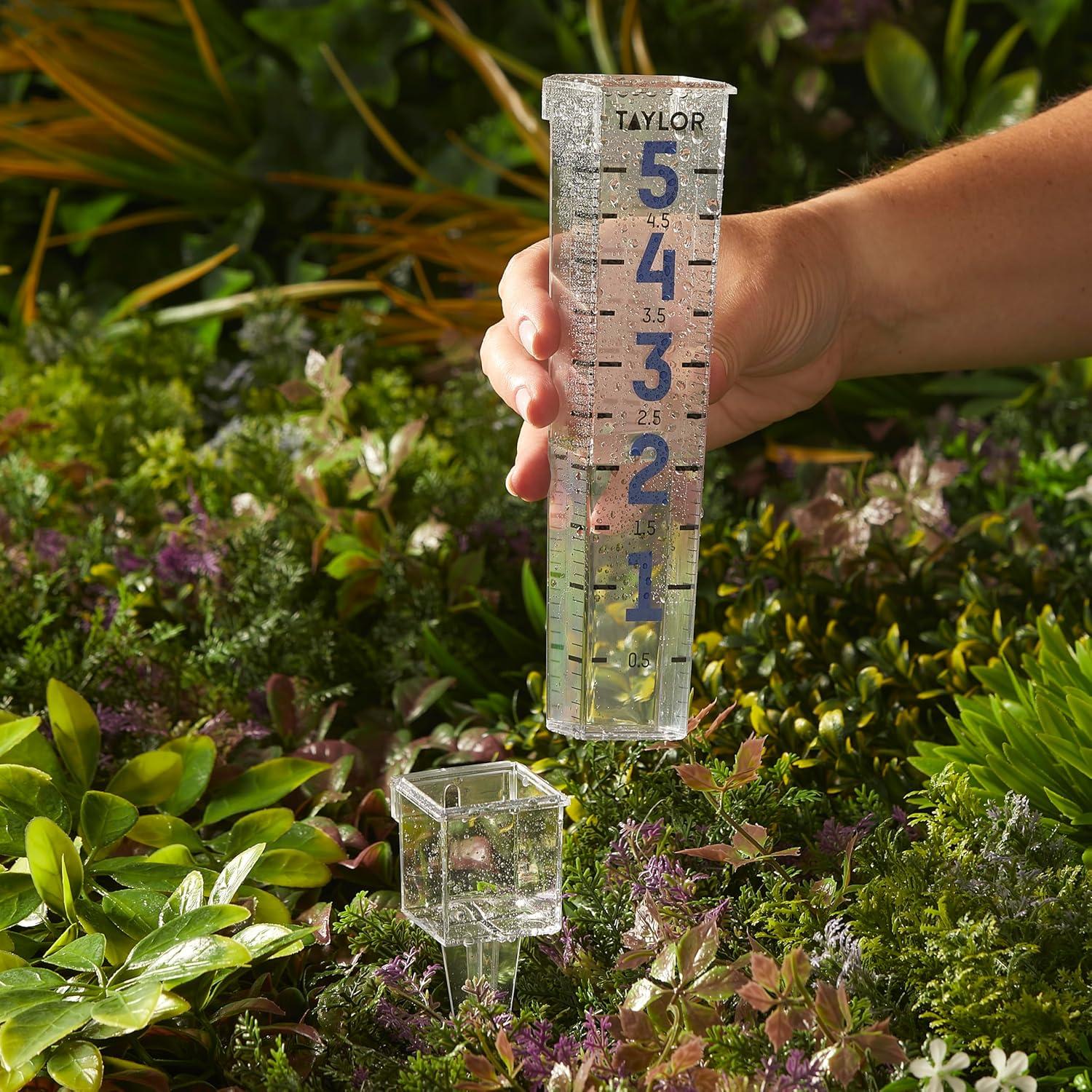 Pluviómetro Metálico Taylor 5" (12.7 cm) Fácil de Leer