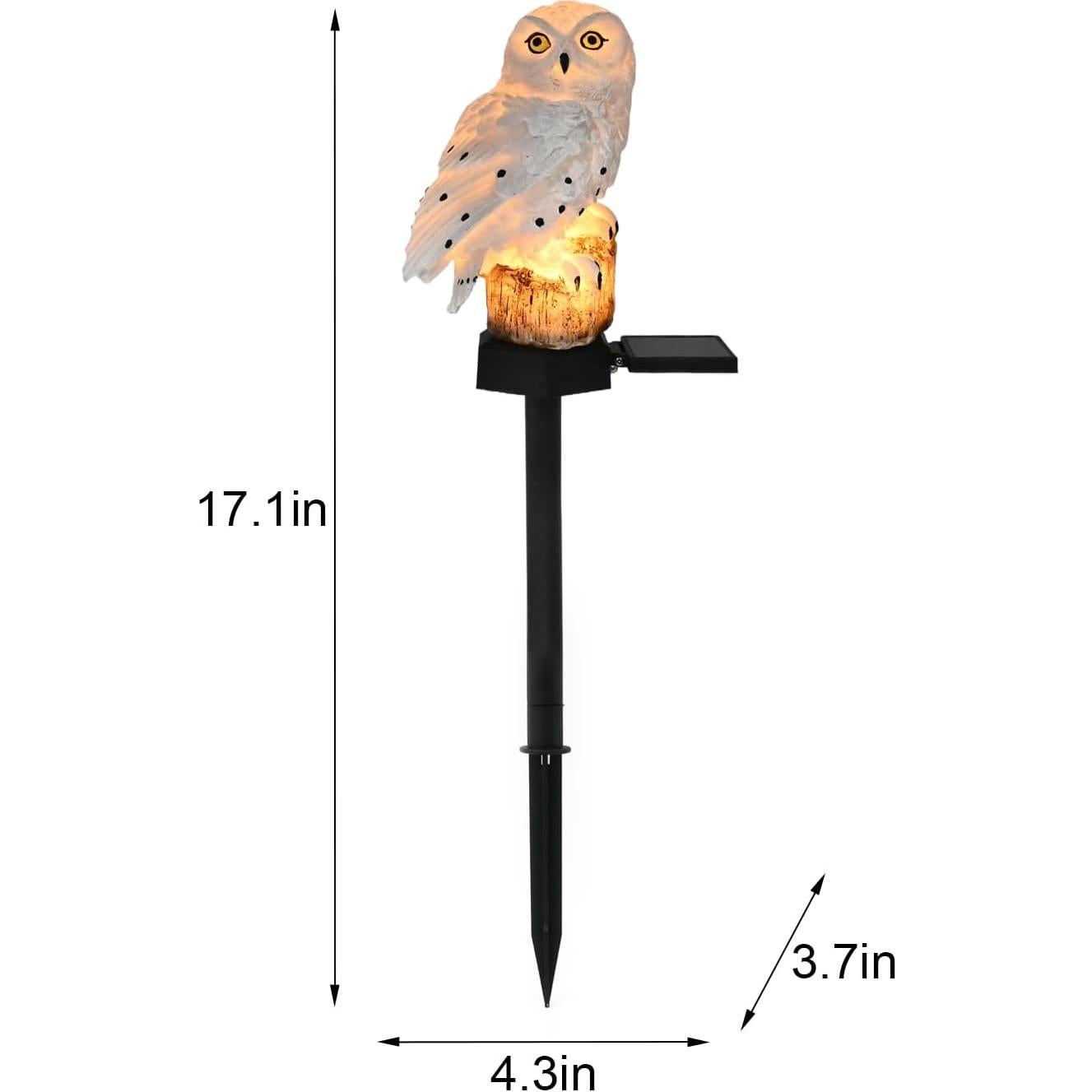 Estatua de Jardín Solar Juliahestia - Decoración Exterior 43.4cm