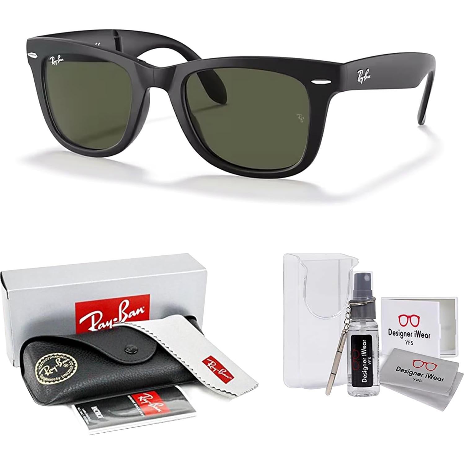 Gafas de sol Ray-Ban RB4105 Wayfarer Plegables + Kit de Cuidado
