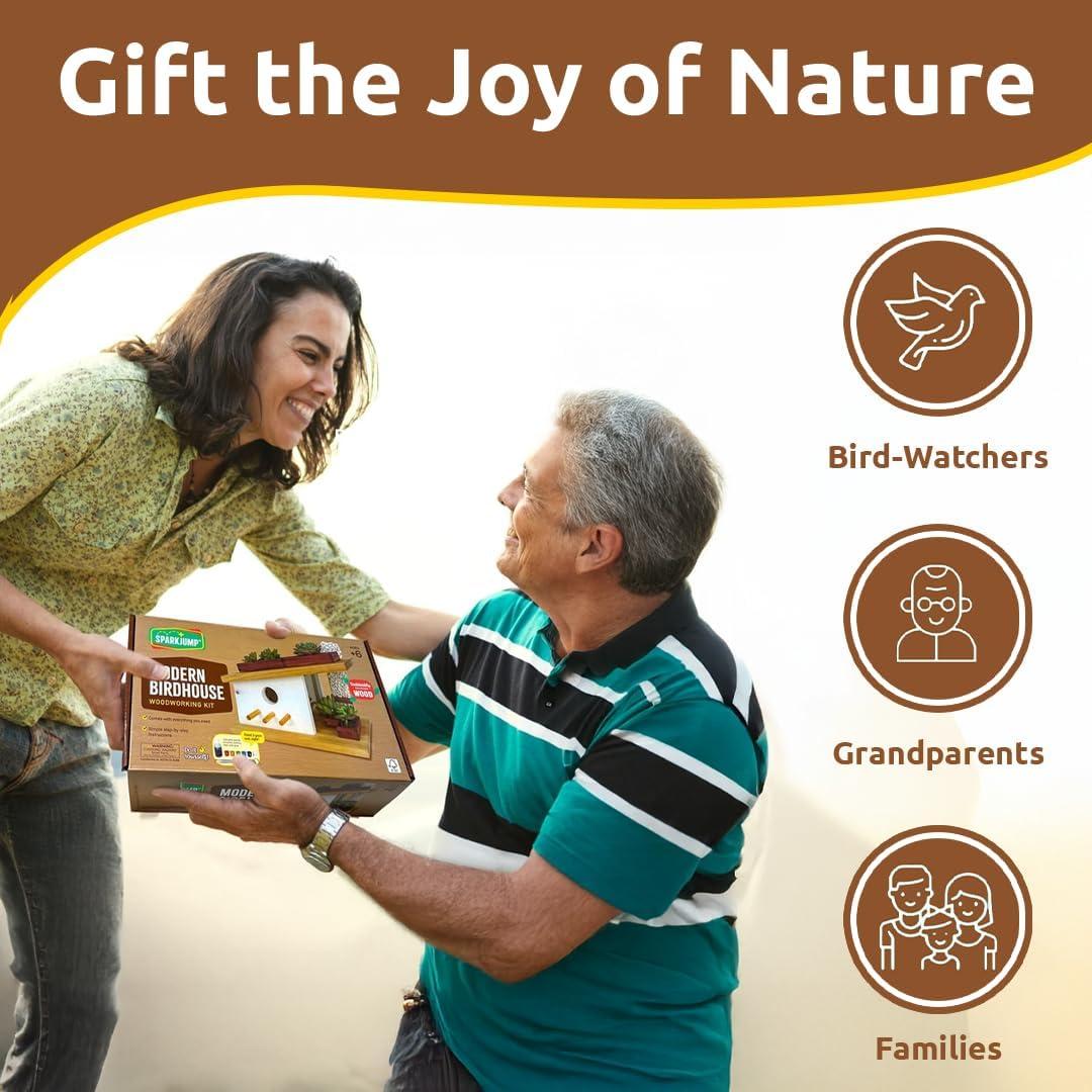 Kit Casa para Aves Moderna SparkJump - Hágalo Usted Mismo