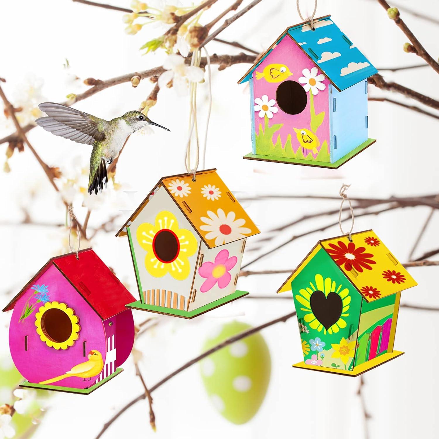 Kit de Casa para Pájaros DIY Coloch - 6 Piezas de Madera