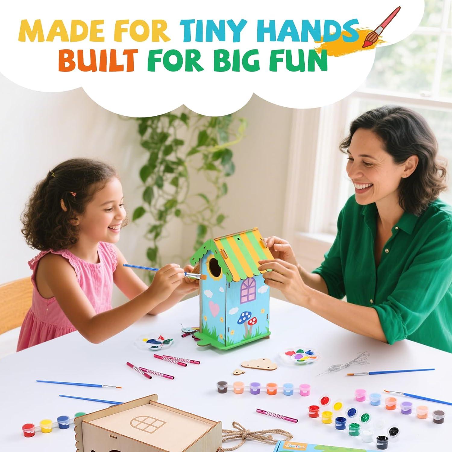 Kit de Casas para Aves JMMICO - 3 Piezas, Manualidades para Niños