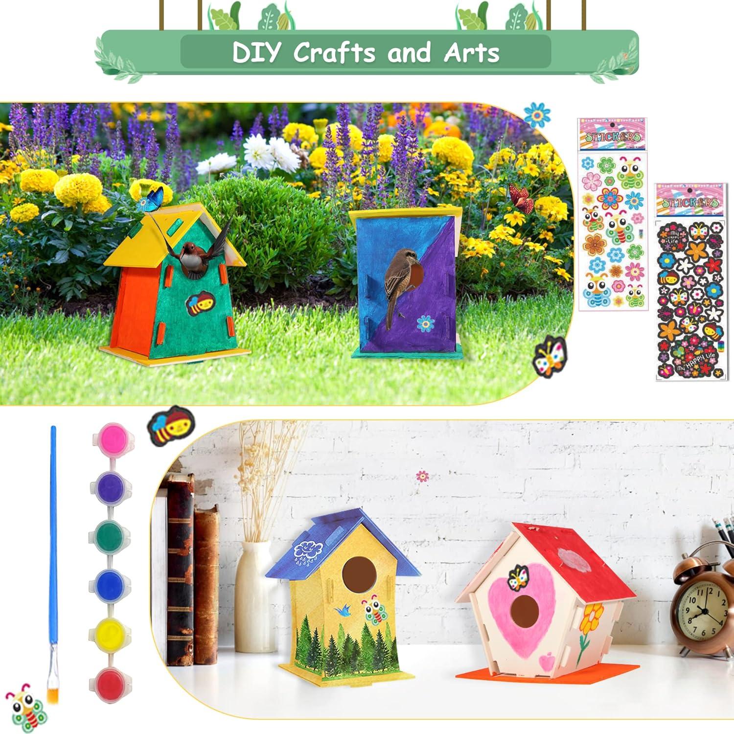 Paquete de 12 Kits de Casas para Pájaros DIY ILHSTY