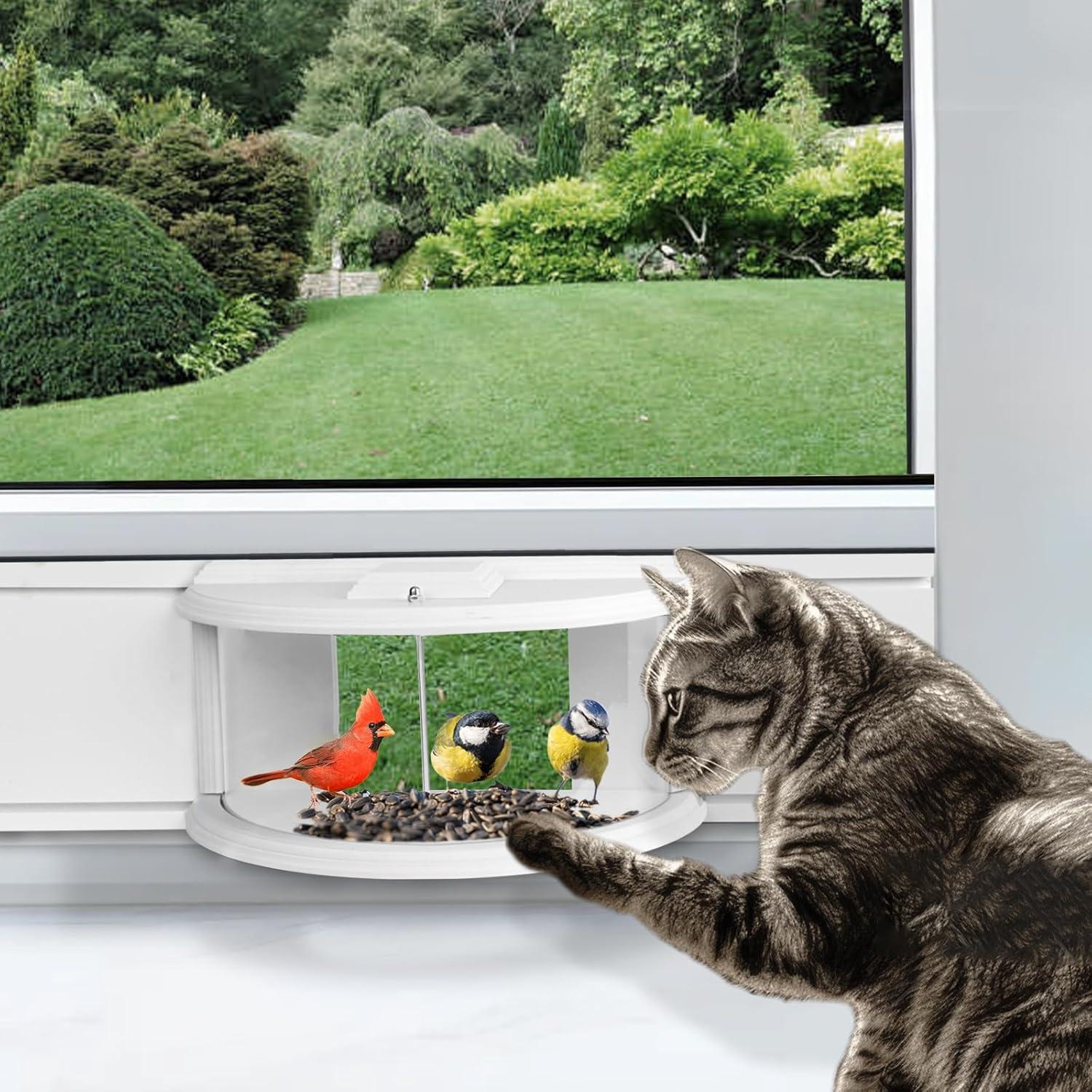 Comedero de Aves para Ventana BAIAPEY - Ajuste 68.58-88.9 cm