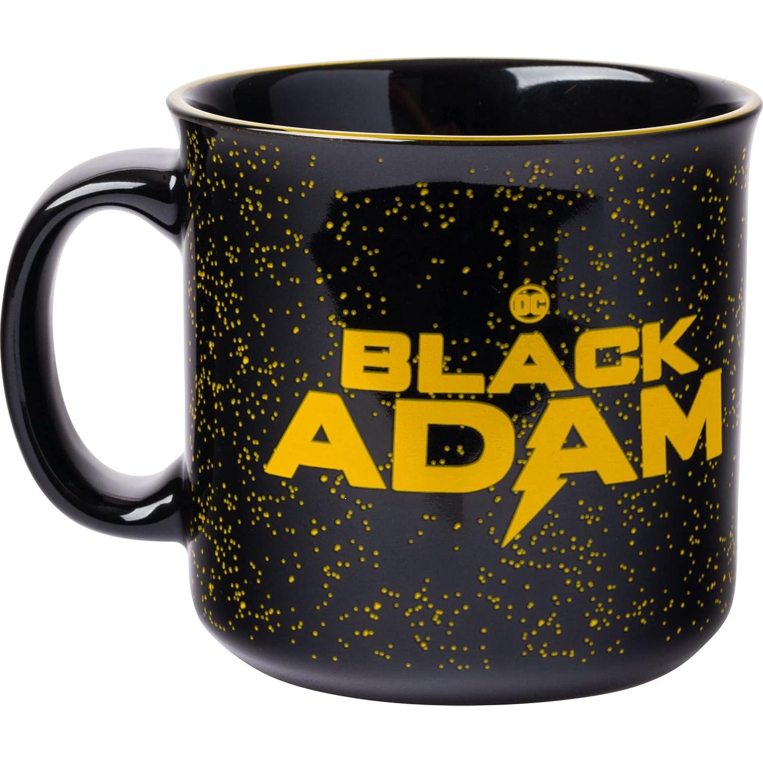 Taza Camper Cerámica Silver Buffalo Black Adam 600 ml