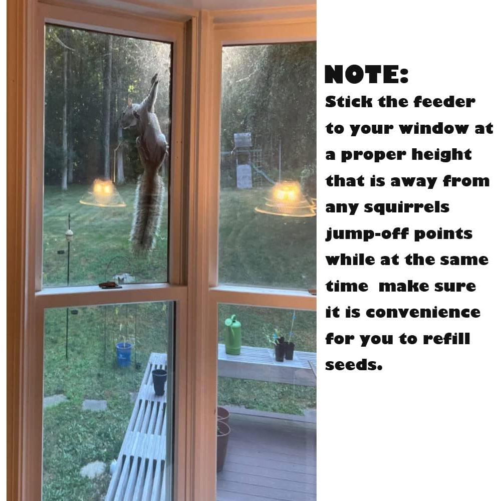 Comedero para Aves Forfuture-go Montaje en Ventana 15x6.5cm