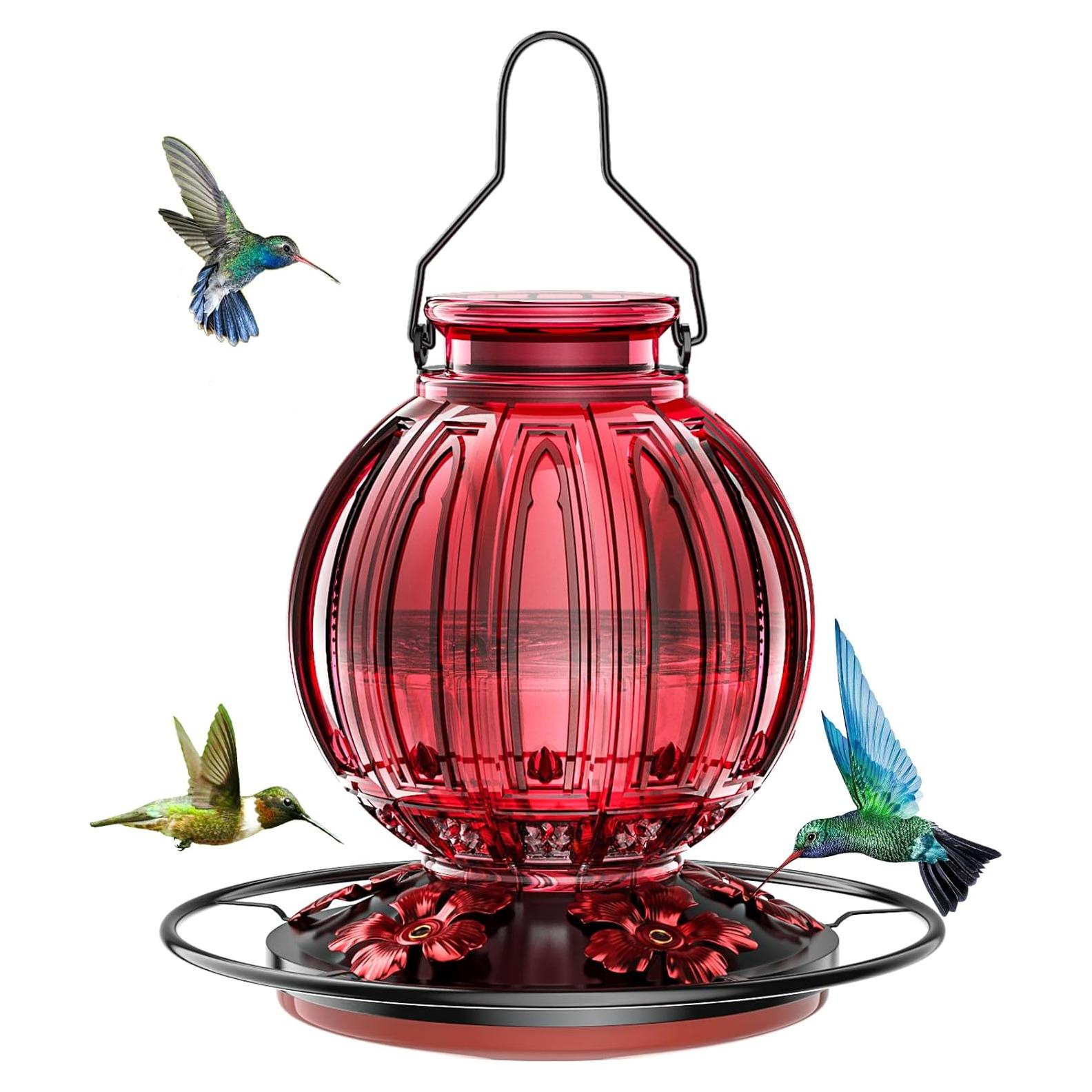Alimentador de Colibrí de Vidrio Grete Gotye 0.73kg 5 Puertos