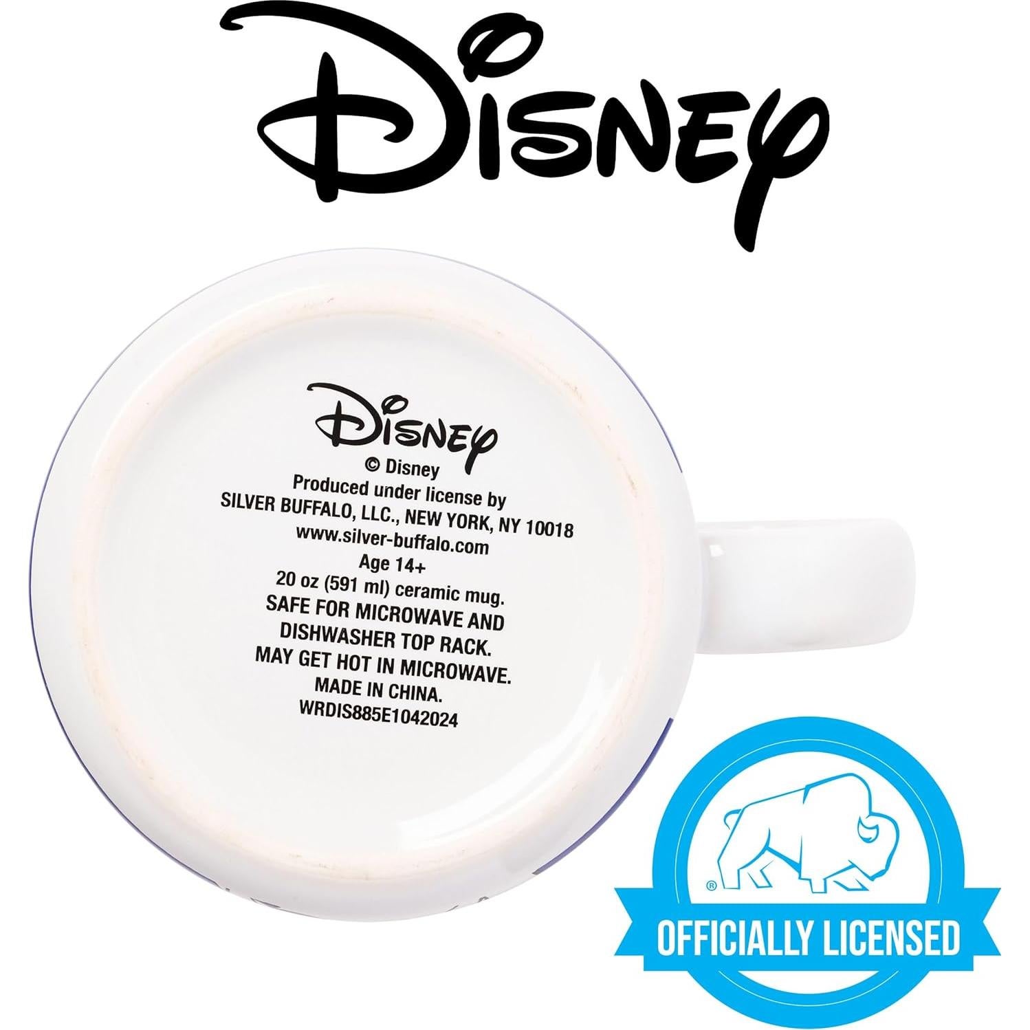 Taza Cerámica Silver Buffalo Pato Donald 590 ml Rayas