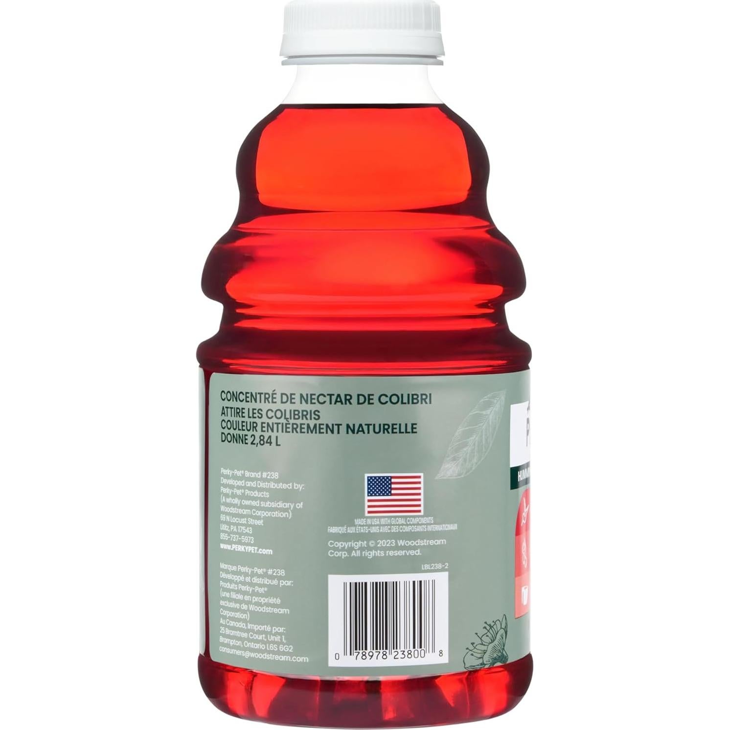 Néctar Líquido para Colibríes Perky Pet 32oz - Rinde 128oz