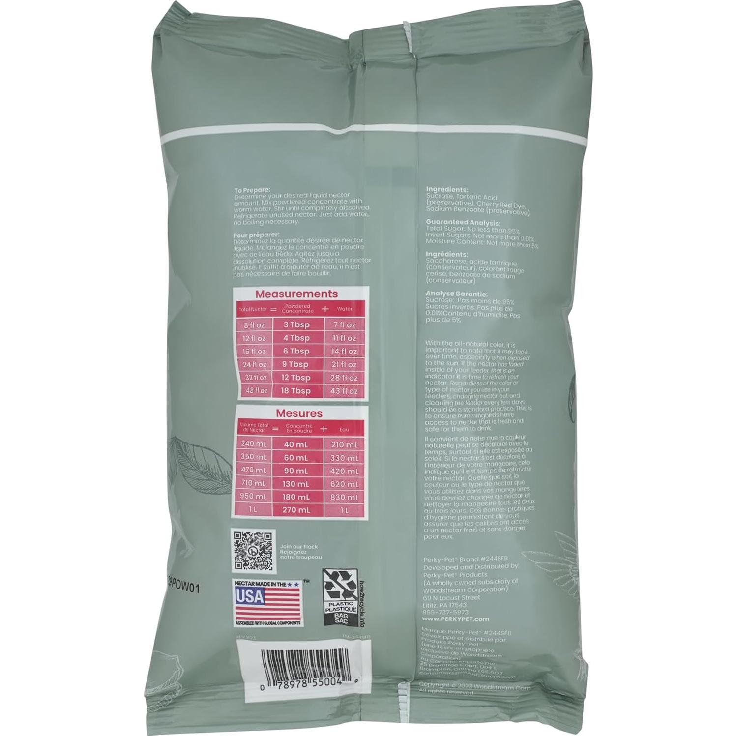 Néctar Instantáneo en Polvo Perky-Pet 244SFB 0.91 kg