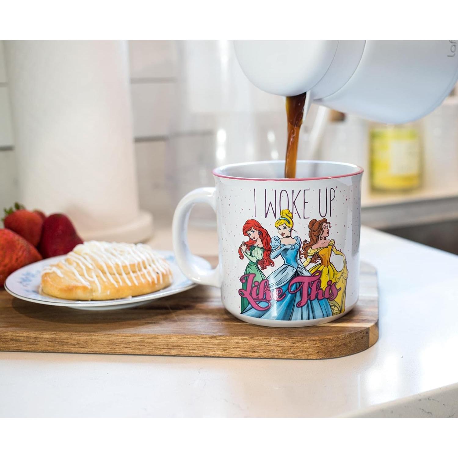 Taza Camper Cerámica Disney Princesas 600ml Silver Buffalo