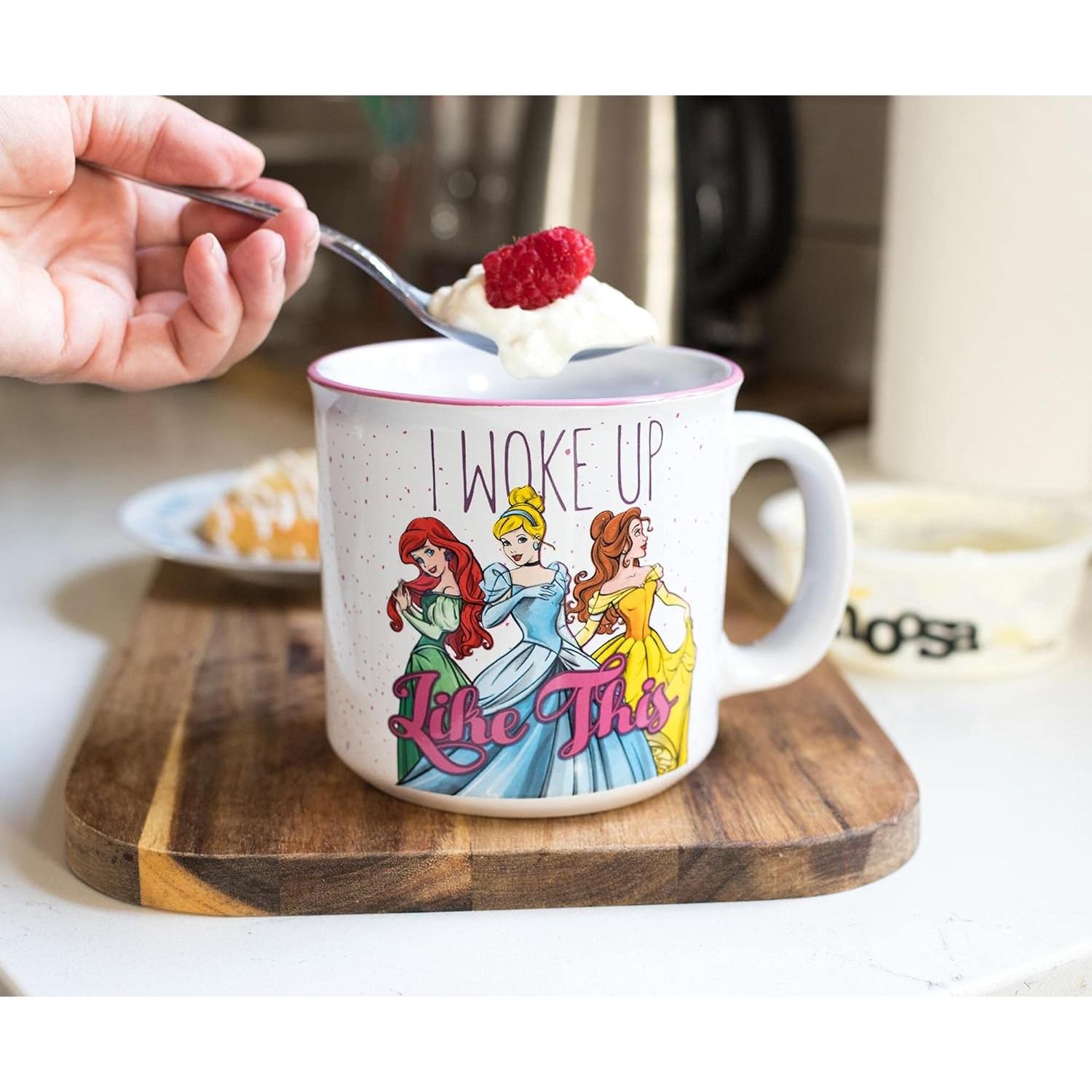 Taza Camper Cerámica Disney Princesas 600ml Silver Buffalo