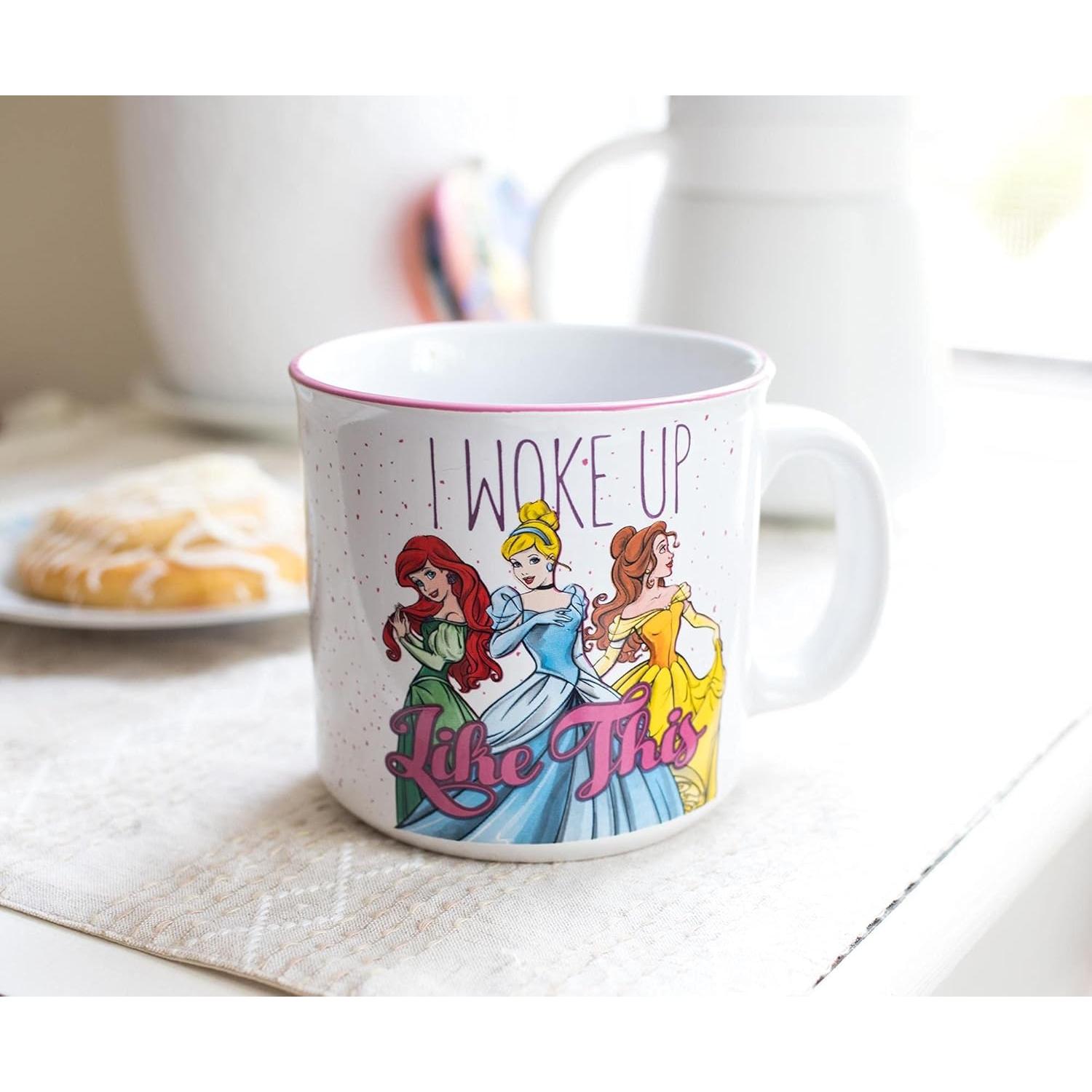 Taza Camper Cerámica Disney Princesas 600ml Silver Buffalo