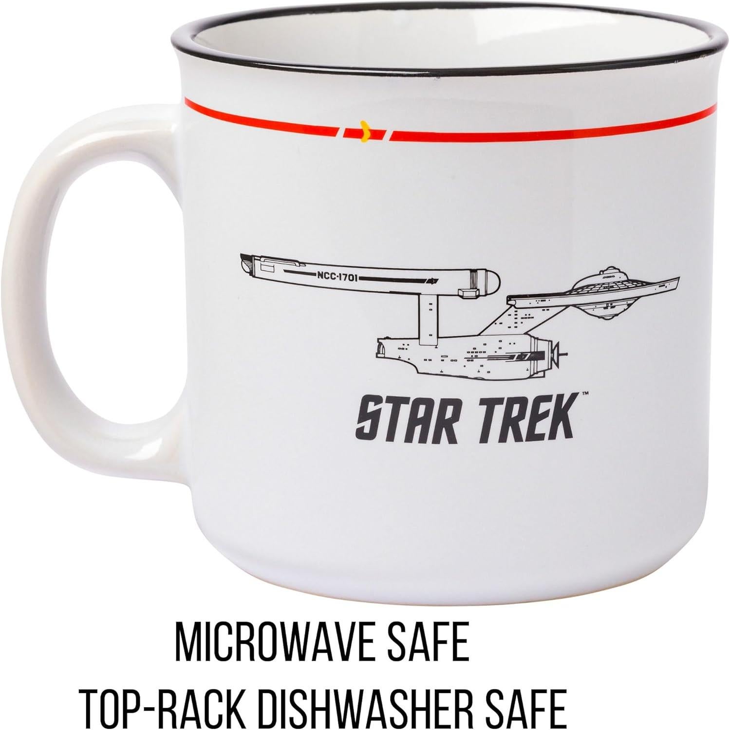 Taza de Cerámica Silver Buffalo Star Trek USS Enterprise 591 ml