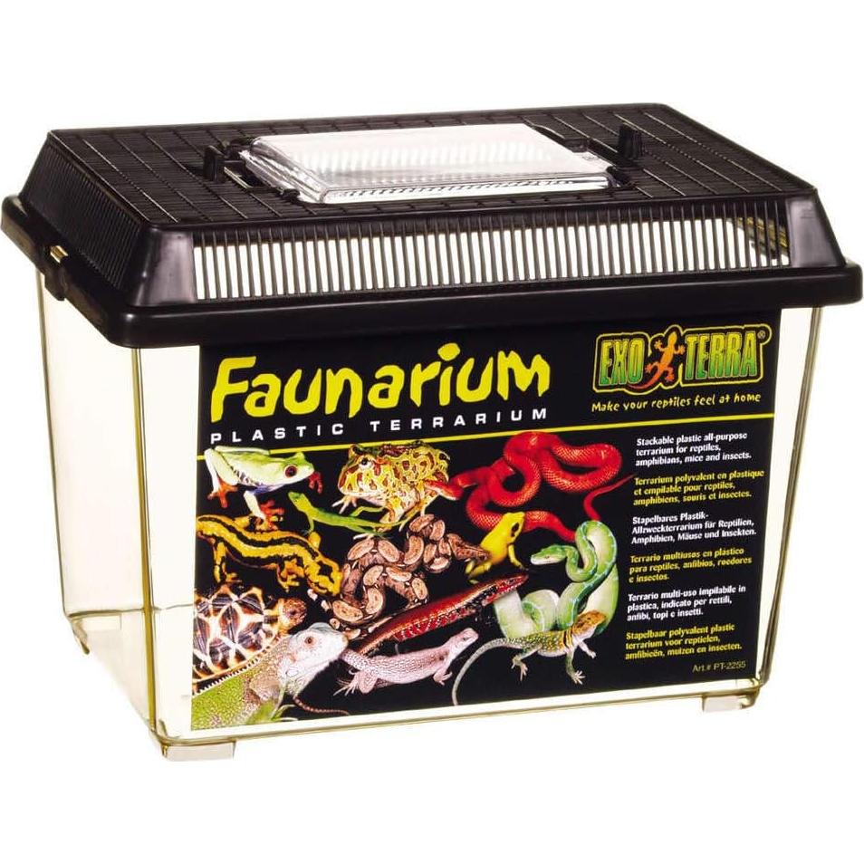 Terrario de Plástico Exo Terra Faunarium Pequeño 22.86x15.24cm