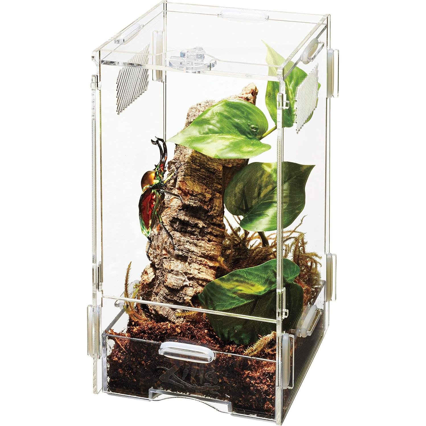 Terrario Zilla Micro Habitat Pequeño para Reptiles y Anfibios